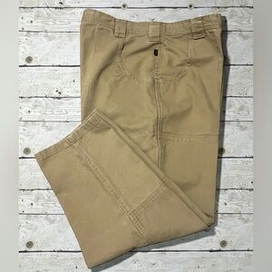 Vtg LL Bean Outdoors Double Knee Canvas Work Pants 42 (Snug) x 30 Duck Utility